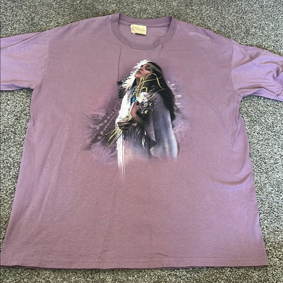 The Mountain Other - Vintage The Mountain Purple Graphic T Shirt